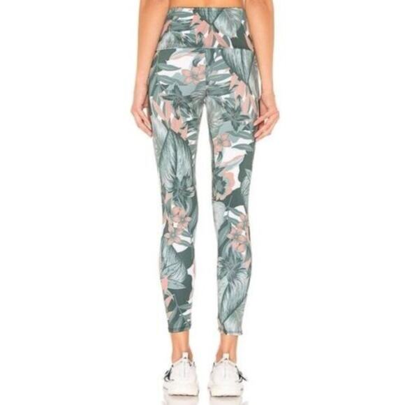 ONZIE FLOW Palm Print Active Leggings // XS - Picture 2 of 10